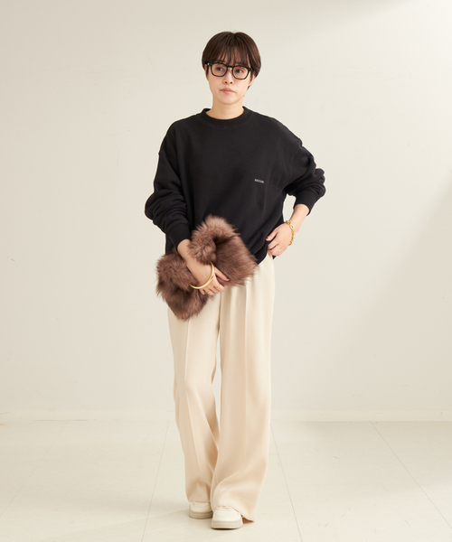 plage(プラージュ)の「Moraesajang SWEAT(スウェット)(スウェット・レディース・ブラック/グレー・FREE)」の6枚目の写真