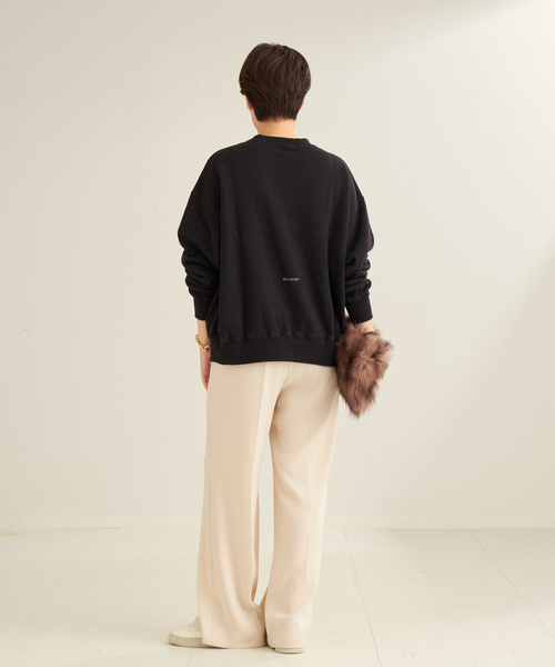 新品タグ付き　プラージュ　Plage BRUSHED スウェット　ブラック plage（プラージュ）の「Moraesajang SWEAT(スウェット)（スウェット