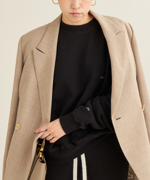 plage(プラージュ)の「Moraesajang SWEAT(スウェット)(スウェット・レディース・ブラック/グレー・FREE)」の16枚目の写真