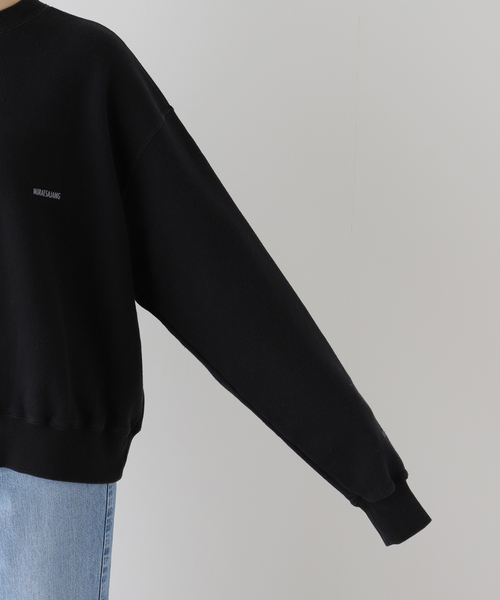 新品タグ付き　プラージュ　Plage BRUSHED スウェット　ブラック セール】Moraesajang SWEAT(スウェット)（スウェット）｜Plage