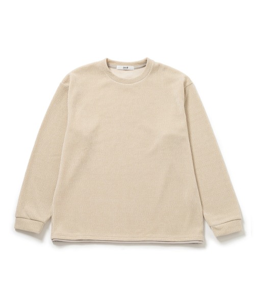 j.n.r.d(ジェー・エヌ・アール・ディー)の「j.n.r.d/モールカットソーフェイクレイヤードプルオーバー(Tシャツ/カットソー・メンズ・キナリ/オレンジ/ベージュ/チャコールグレー・M/L/LL)」の3枚目の写真