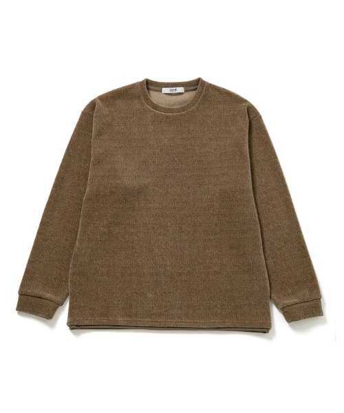 j.n.r.d(ジェー・エヌ・アール・ディー)の「j.n.r.d/モールカットソーフェイクレイヤードプルオーバー(Tシャツ/カットソー・メンズ・キナリ/オレンジ/ベージュ/チャコールグレー・M/L/LL)」の5枚目の写真