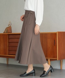 ウエストラペルフレアスカート