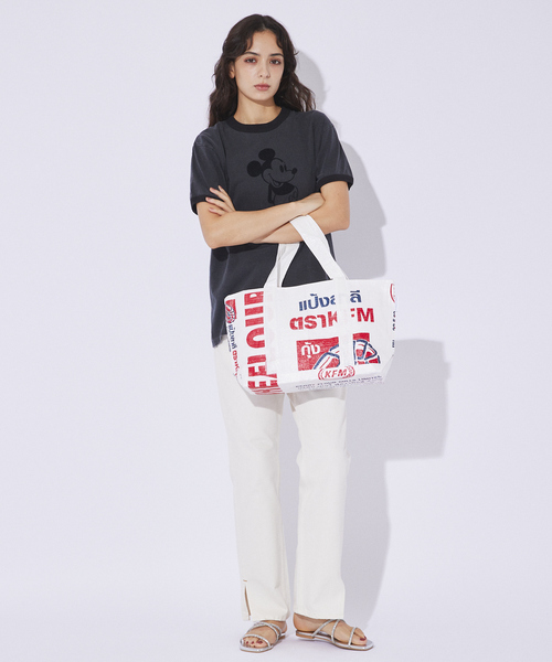 ABAHOUSE（アバハウス）の「【THAILAND MADE／タイランド メイド】BIG TOTE BAG/ビッグトートバッグ/セメントバッグ（トートバッグ・メンズ・その他4/その他1/その他2/その他3・フリー）」の5枚目の写真