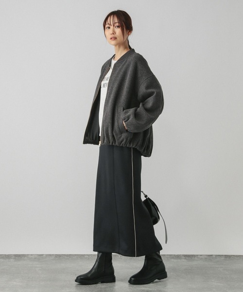 GLOBAL WORK（グローバルワーク）の「軽やかストレッチZIPブルゾン
