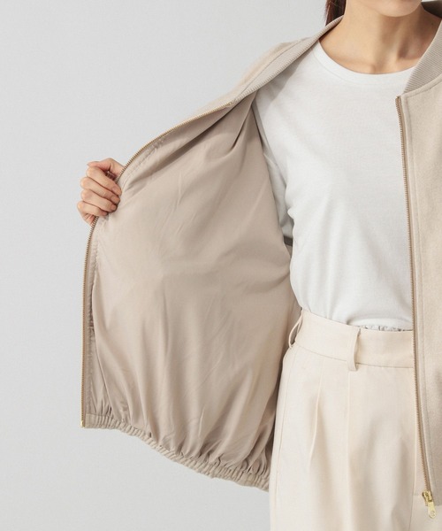 GLOBAL WORK（グローバルワーク）の「軽やかストレッチZIPブルゾン