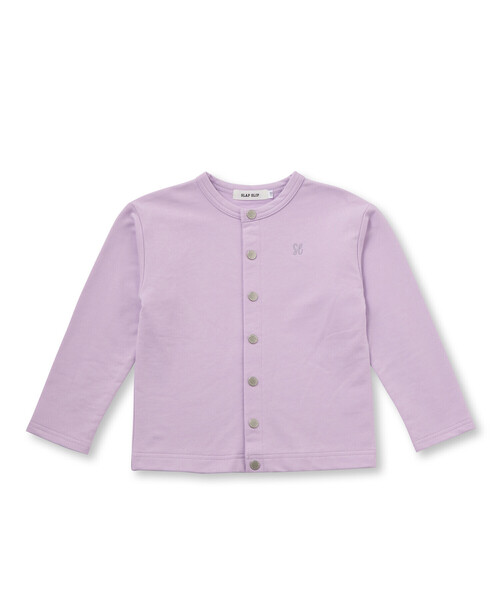 SLAP SLIP(スラップスリップ)の「【WEB限定/スララク】ずっと一軍!スナップボタンカーディガン(100~160cm)(カーディガン/ボレロ・キッズ・ネイビー/パープル/ホワイト/レッド/ブラック/ブルー/グレー・150cm/110cm/120cm/130cm/100cm/140cm/160cm)」の21枚目の写真