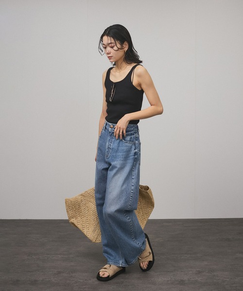 RED CARD TOKYO（レッドカード）の「【RED CARD TOKYO（レッドカードトーキョー）】別注Montana/モンタナバギーデニム2（デニムパンツ・レディース・ブラック系その他2/ブルー系その他3・22/23/24/25/26）」の15枚目の写真