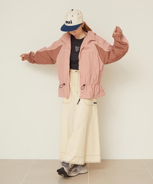 MILKFED.(ミルクフェド)の「OUI CAP(キャップ・レディース・オフホワイト/ブラック/ライトピンク・ONE SIZE)」の7枚目の写真