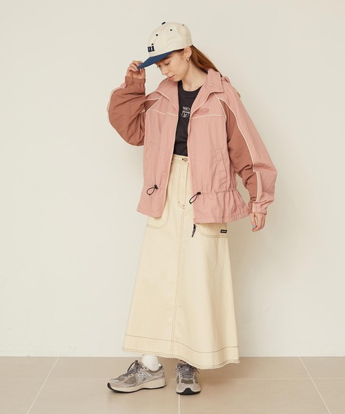MILKFED.(ミルクフェド)の「OUI CAP(キャップ・レディース・オフホワイト/ブラック/ライトピンク・ONE SIZE)」の8枚目の写真