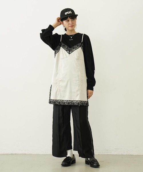 MILKFED.(ミルクフェド)の「OUI CAP(キャップ・レディース・オフホワイト/ブラック/ライトピンク・ONE SIZE)」の20枚目の写真