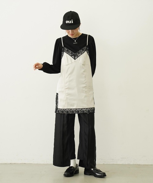 MILKFED.(ミルクフェド)の「OUI CAP(キャップ・レディース・オフホワイト/ブラック/ライトピンク・ONE SIZE)」の21枚目の写真