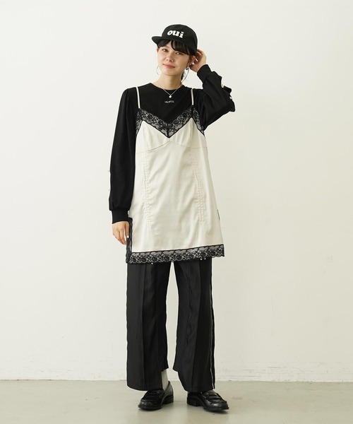 MILKFED.(ミルクフェド)の「OUI CAP(キャップ・レディース・オフホワイト/ブラック/ライトピンク・ONE SIZE)」の22枚目の写真