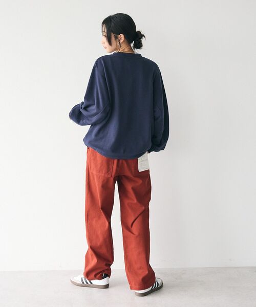 CRAFT STANDARD BOUTIQUE（クラフトスタンダードブティック）の「カレッジプリントプルオーバー（スウェット・レディース・ホワイト系その他/ネイビー/カーキ/杢グレー・FREE）」の22枚目の写真