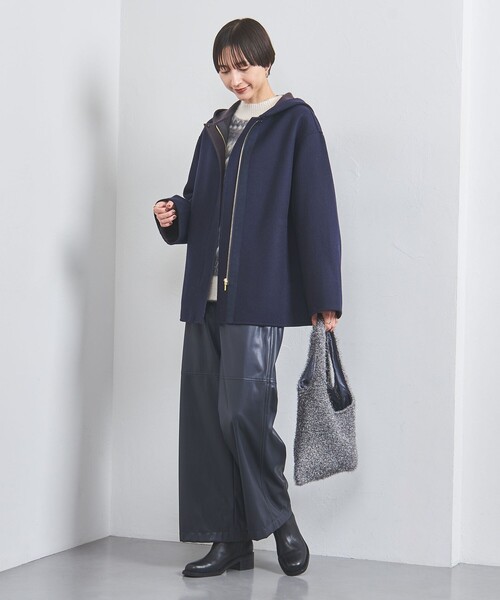 BEAUTY&YOUTH メルトン フード コート BEAUTY&YOUTH UNITED ARROWS