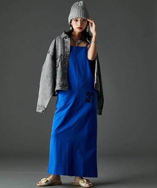 GEVS.（ジェイヴィス）の「綿100％ビッグシルエットデニムジャケット ＜大きいサイズ有＞GEVS.（デニムジャケット・レディース・グレー系/ブルー系・M/L/LL/3L/4L/5L）」の6枚目の写真