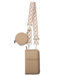 LOWO（ロワ）の「スマホショルダーバッグ マルチポーチ付き（ショルダーバッグ）」