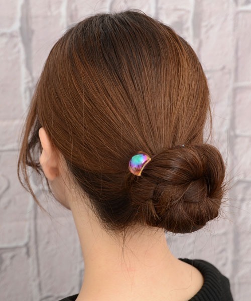 Mayree(メイリー)の「【float】オーロラ カラフル ボール ヘアゴム(ヘアゴム・レディース・クリア/グリーン/ピンク/パープル・FREE)」の12枚目の写真