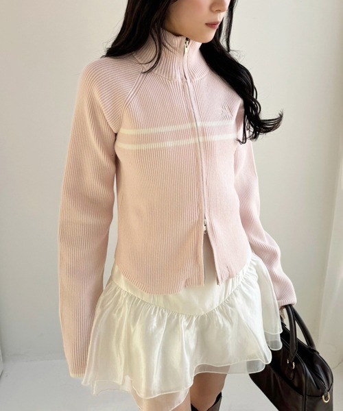 one after another NICE CLAUP(ワンアフターアナザーナイスクラップ)の「バレエコアスカート(スカート・レディース・チャコールグレー/ブラック/アイボリー・FREE)」の13枚目の写真