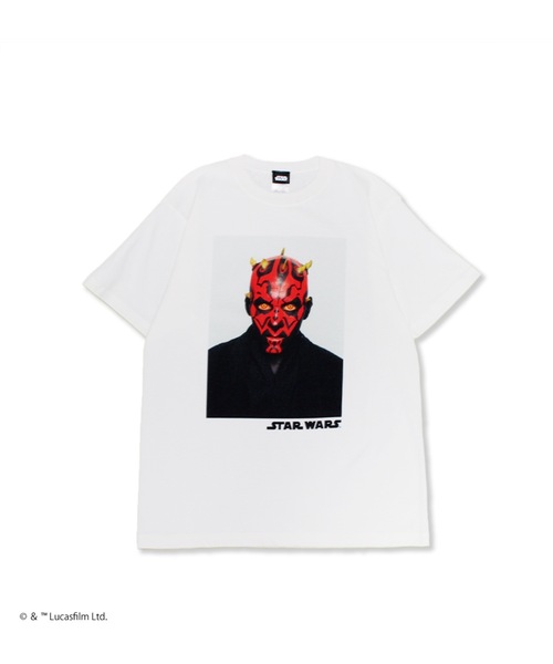 STAR WARS(スターウォーズ)の「『スター・ウォーズ/STARWARS』"""Darth Maul"" T-Shirt" 半袖プリントTシャツ ビックシルエット ピグメント加工 ヴィンテージライク(Tシャツ/カットソー・メンズ・チャコール/ホワイト・X-LARGE/LARGE/MEDIUM)」の4枚目の写真
