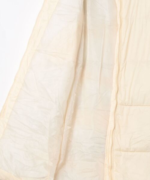 おしゃれスタ（オシャレスタ）の「全身あったかロング丈中綿コート（ダウンジャケット/コート・レディース・ブラック/アイボリー・L/M/S）」の21枚目の写真
