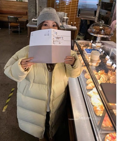 おしゃれスタ（オシャレスタ）の「全身あったかロング丈中綿コート（ダウンジャケット/コート・レディース・ブラック/アイボリー・L/M/S）」の16枚目の写真