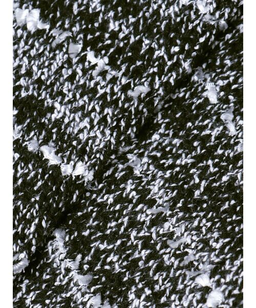 EMODA（エモダ）の「ツイードクロップジップニット（ニット/セーター・レディース・レッド/ネイビー/ブラック・FREE）」の7枚目の写真