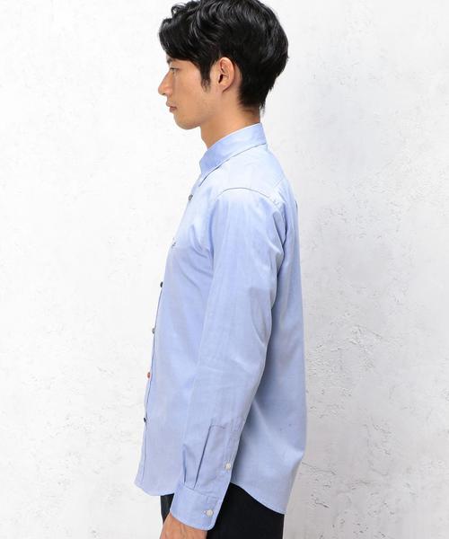 green label relaxing（グリーンレーベルリラクシング）の「【WEB限定】★★B/CRA P/OX EMBRO BD シャツ（シャツ/ブラウス・メンズ・ホワイト/ロイヤルブルー・X-LARGE/X-SMALL/MEDIUM/LARGE/SMALL）」の5枚目の写真