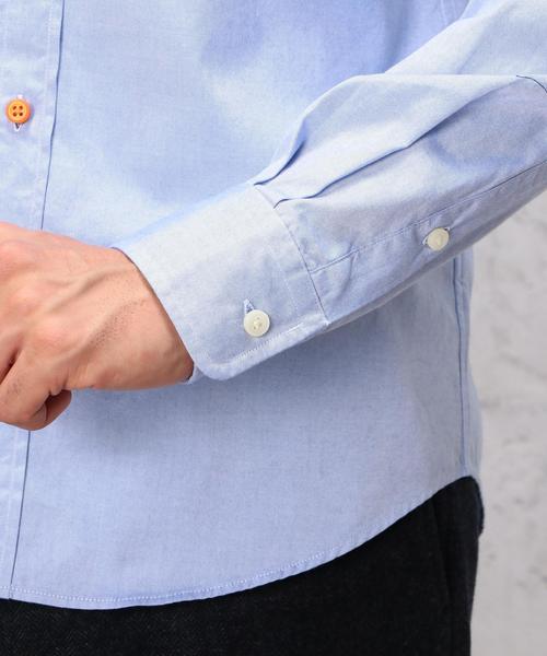 green label relaxing（グリーンレーベルリラクシング）の「【WEB限定】★★B/CRA P/OX EMBRO BD シャツ（シャツ/ブラウス・メンズ・ホワイト/ロイヤルブルー・X-LARGE/X-SMALL/MEDIUM/LARGE/SMALL）」の9枚目の写真