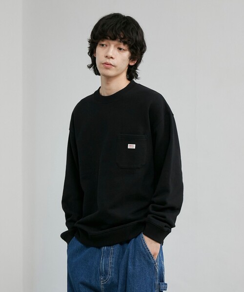 SMITH'S(スミス)の「SMITH’S(スミス)別注 バック刺繍ポケットスウェット(スウェット・メンズ・コバルトブルー/ホワイト/ブラック・S/M/L/XL)」の4枚目の写真