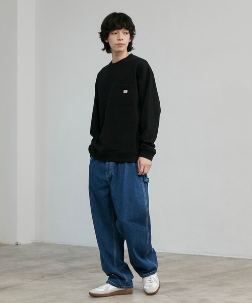 SMITH'S(スミス)の「SMITH’S(スミス)別注 バック刺繍ポケットスウェット(スウェット・メンズ・コバルトブルー/ホワイト/ブラック・S/M/L/XL)」の7枚目の写真