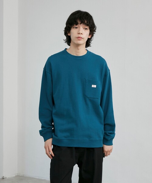 SMITH'S(スミス)の「SMITH’S(スミス)別注 バック刺繍ポケットスウェット(スウェット・メンズ・コバルトブルー/ホワイト/ブラック・S/M/L/XL)」の12枚目の写真