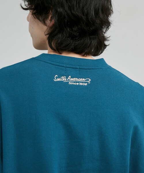 SMITH'S(スミス)の「SMITH’S(スミス)別注 バック刺繍ポケットスウェット(スウェット・メンズ・コバルトブルー/ホワイト/ブラック・S/M/L/XL)」の14枚目の写真