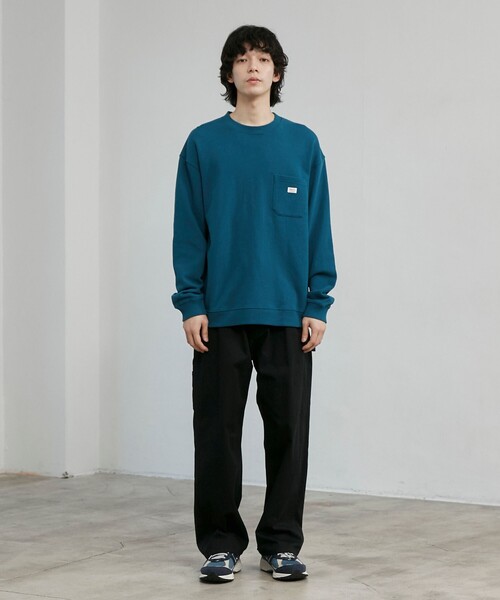 SMITH'S(スミス)の「SMITH’S(スミス)別注 バック刺繍ポケットスウェット(スウェット・メンズ・コバルトブルー/ホワイト/ブラック・S/M/L/XL)」の16枚目の写真