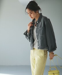 ANY SIS（エニィスィス）の「【洗える】ストレッチライトデニム ジャケット（デニムジャケット）」