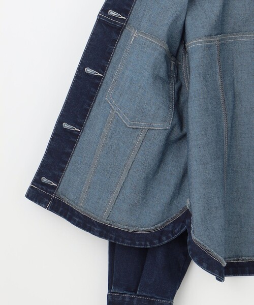 ANY SIS(エニィスィス)の「【洗える】ストレッチライトデニム ジャケット(デニムジャケット・レディース・グレー系/ダルブルー系・0)」の17枚目の写真
