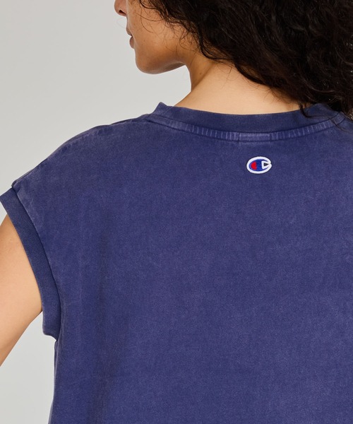 Champion(チャンピオン)の「【Champion/チャンピオン】レディース スリーブレスシャツ(Tシャツ/カットソー・レディース・ブラック系その他/アッシュグレー/ライラック/ロイヤルブルー・LARGE/MEDIUM)」の14枚目の写真