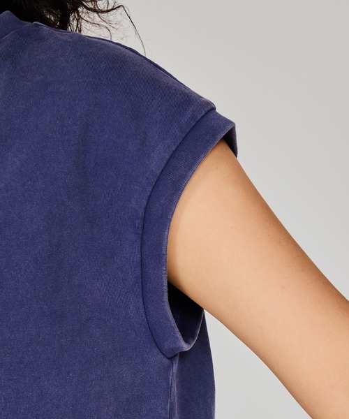 Champion(チャンピオン)の「【Champion/チャンピオン】レディース スリーブレスシャツ(Tシャツ/カットソー・レディース・ブラック系その他/アッシュグレー/ライラック/ロイヤルブルー・LARGE/MEDIUM)」の15枚目の写真