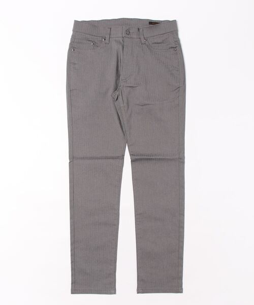 m.f.editorial（エムエフエディトリアル）の「【ストレッチ　マシンウォッシャブル】m.f.エディトリアル メンズ クロスストレッチ スリムパンツ ヘリンボン（チノパンツ・メンズ・グレー系その他2/ネイビー・MEDIUM/LARGE/X-LARGE/S）」の15枚目の写真