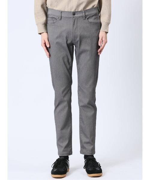 m.f.editorial（エムエフエディトリアル）の「【ストレッチ　マシンウォッシャブル】m.f.エディトリアル メンズ クロスストレッチ スリムパンツ ヘリンボン（チノパンツ・メンズ・グレー系その他2/ネイビー・MEDIUM/LARGE/X-LARGE/S）」の17枚目の写真