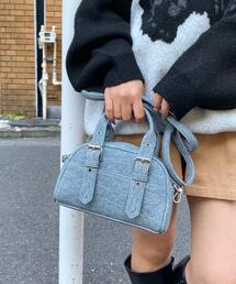 WEGO | WEGO/【25年春夏新作】ハトメハンドルミニボストンショルダー(ショルダーバッグ)