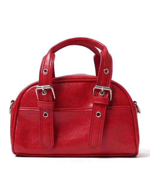 WEGO（ウィゴー）の「WEGO/ハトメハンドルミニボストンショルダー（ショルダーバッグ・レディース・レッド/ピンク/ブルー系その他/シルバー/ブラック・FREE）」の17枚目の写真