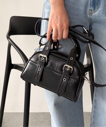 WEGO | WEGO/【25年春夏新作】ハトメハンドルミニボストンショルダー(ショルダーバッグ)