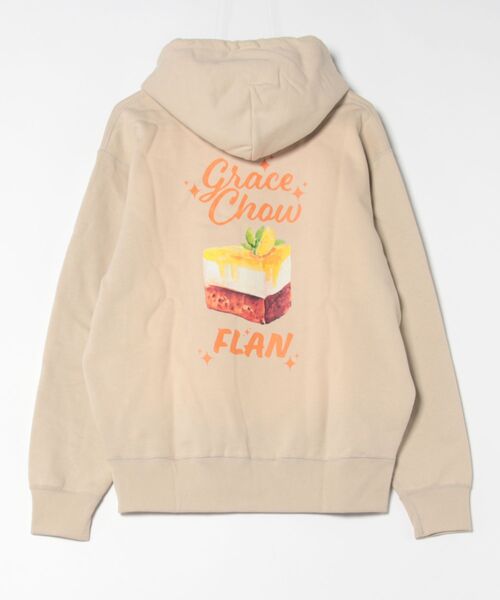 ARCHIVER（アーカイバ）の「【8】【GRACE CHOW FLAN】　ケーキプリント P/O パーカー（パーカー・レディース・ベージュ/グレー・LARGE/MEDIUM/X-LARGE）」の12枚目の写真