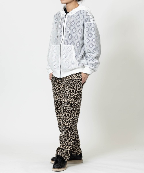JOHN'S CLOSET(ジョンズクローゼット)の「【13】シアーデザイン ダブルジップパーカー(パーカー・メンズ・ライトグレー/ブラック/ブラック系2/ブラック系1/ホワイト系1/ホワイト系2・MEDIUM/LARGE)」の13枚目の写真