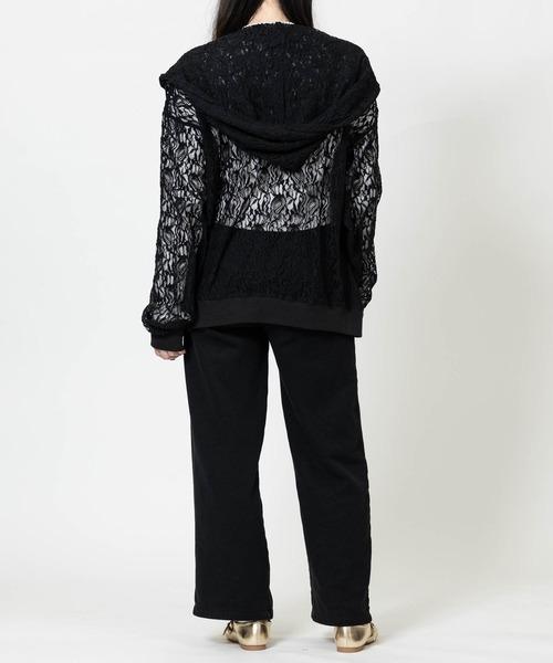 JOHN'S CLOSET(ジョンズクローゼット)の「【13】シアーデザイン ダブルジップパーカー(パーカー・メンズ・ライトグレー/ブラック/ブラック系2/ブラック系1/ホワイト系1/ホワイト系2・MEDIUM/LARGE)」の19枚目の写真