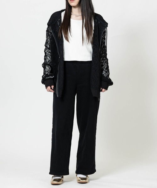 JOHN'S CLOSET(ジョンズクローゼット)の「【13】シアーデザイン ダブルジップパーカー(パーカー・メンズ・ライトグレー/ブラック/ブラック系2/ブラック系1/ホワイト系1/ホワイト系2・MEDIUM/LARGE)」の8枚目の写真