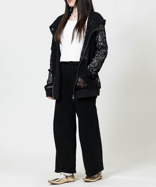 JOHN'S CLOSET(ジョンズクローゼット)の「【13】シアーデザイン ダブルジップパーカー(パーカー・メンズ・ライトグレー/ブラック/ブラック系2/ブラック系1/ホワイト系1/ホワイト系2・MEDIUM/LARGE)」の17枚目の写真