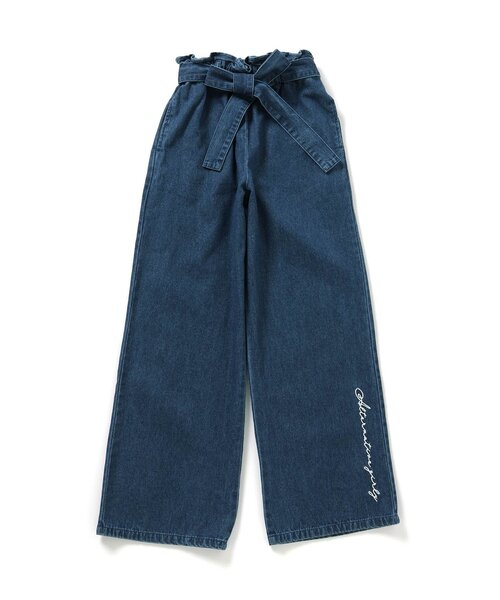 algy（アルジー）の「サス付きりぼんロングパンツ（その他パンツ・キッズ・ベージュ/インディゴブルー・XX-SMALL/X-SMALL/MEDIUM/SMALL）」の8枚目の写真