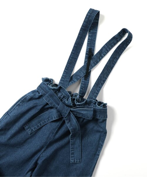 algy（アルジー）の「サス付きりぼんロングパンツ（その他パンツ・キッズ・ベージュ/インディゴブルー・XX-SMALL/X-SMALL/MEDIUM/SMALL）」の10枚目の写真